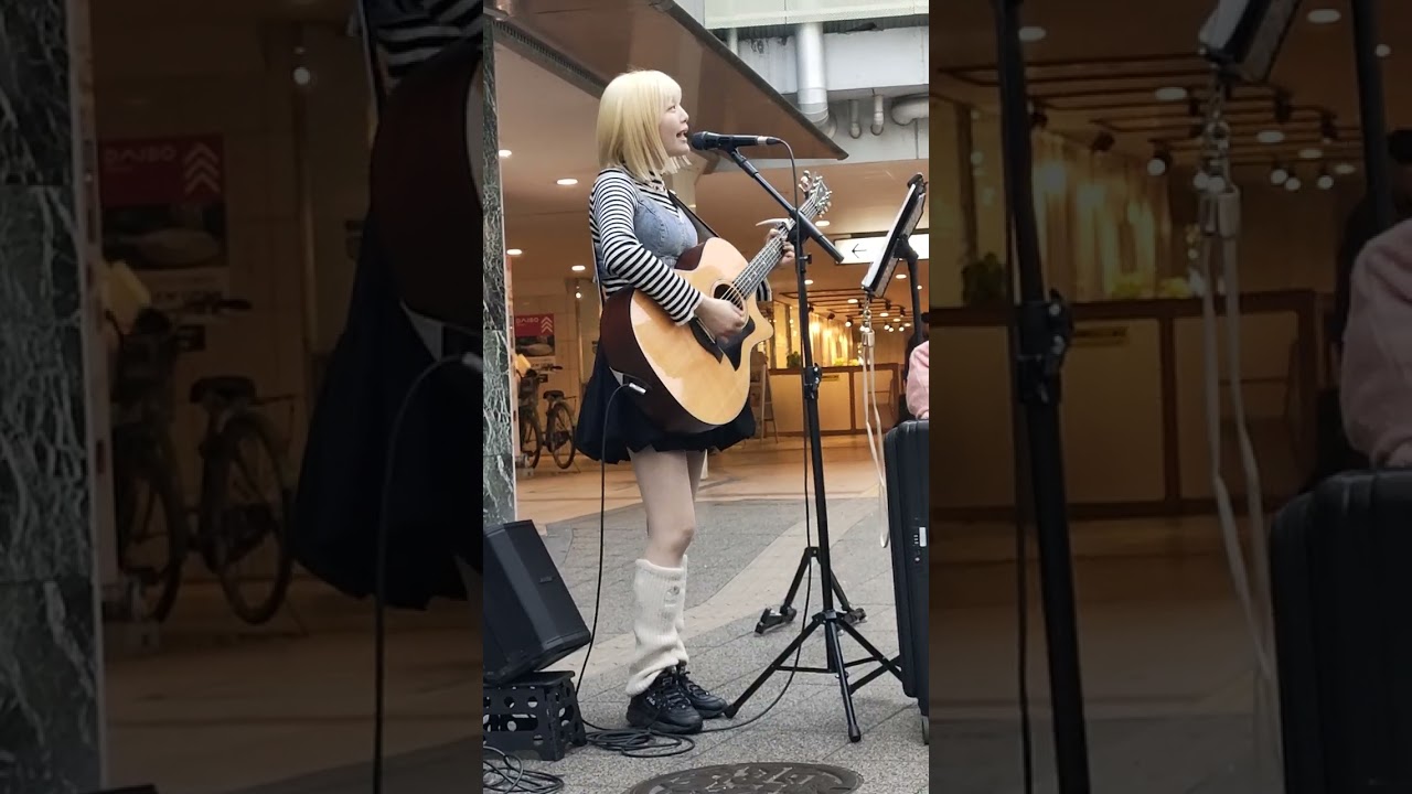 パクユナ(박유나/ParkYoona)さん　近鉄四日市駅ふれあいモ−ル前路上ライブ⑯　2026年2月22日日曜日16時から オリジナル曲歩み