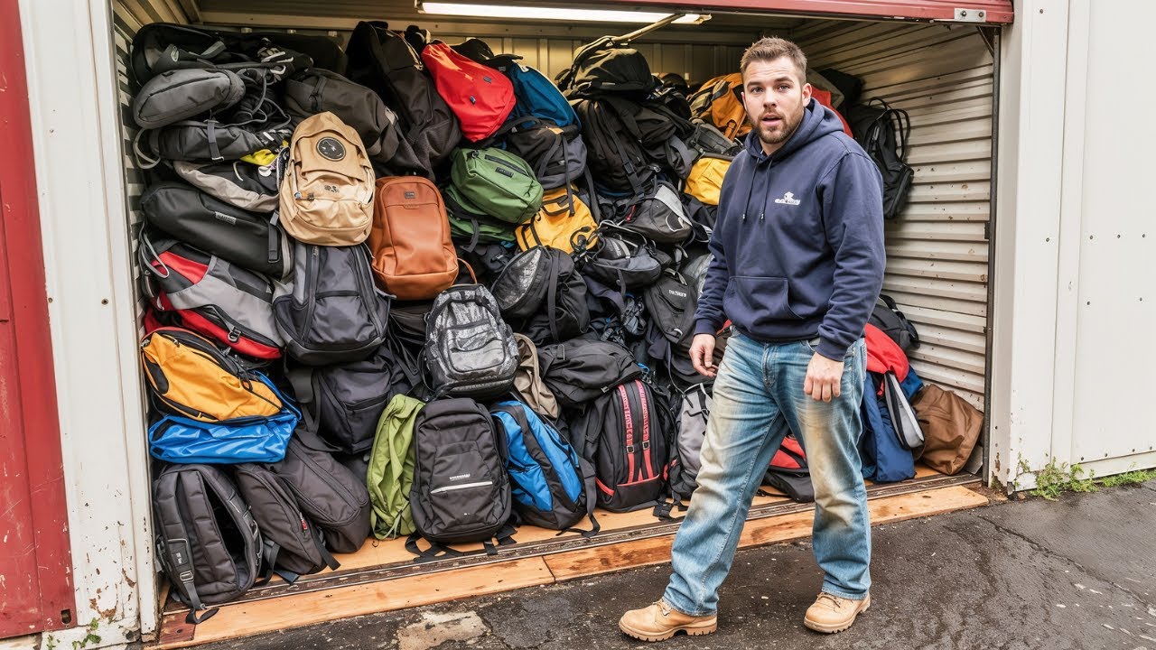 Single Dad Bought a Storage Unit Full of LOST Backpacks—The First One He Opened Changed Everything