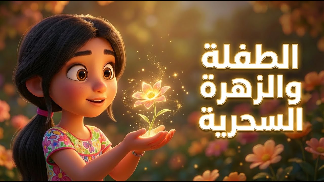 #قصص_أطفال الطفلة و الزهرة السحرية