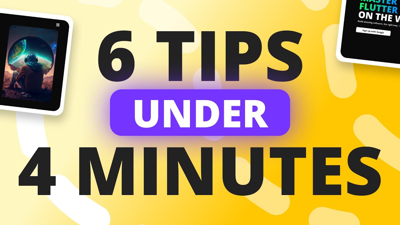 6 Things you can improve RIGHT NOW in Flutter Web