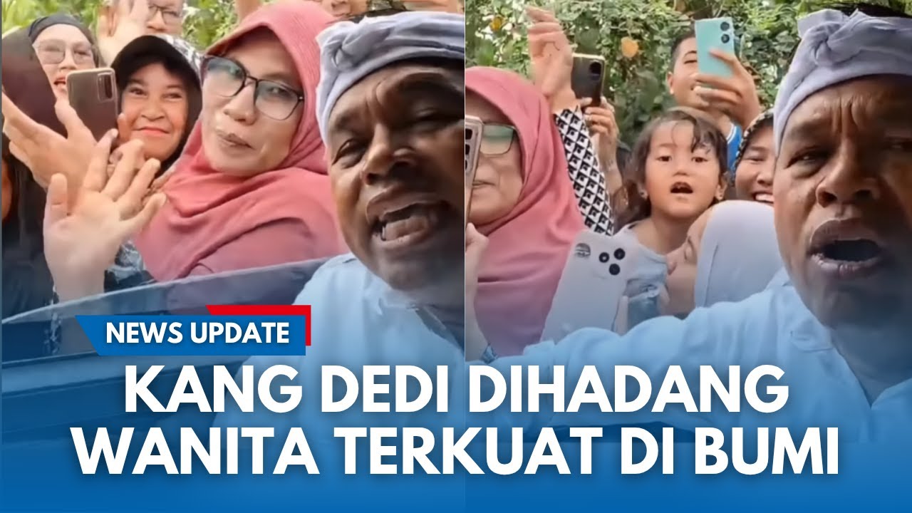 KANG DEDI DIDEMO EMAK-EMAK! Saat Berkunjung ke Bekasi, Para Emak Minta Solusi Macet & Polusi Udara