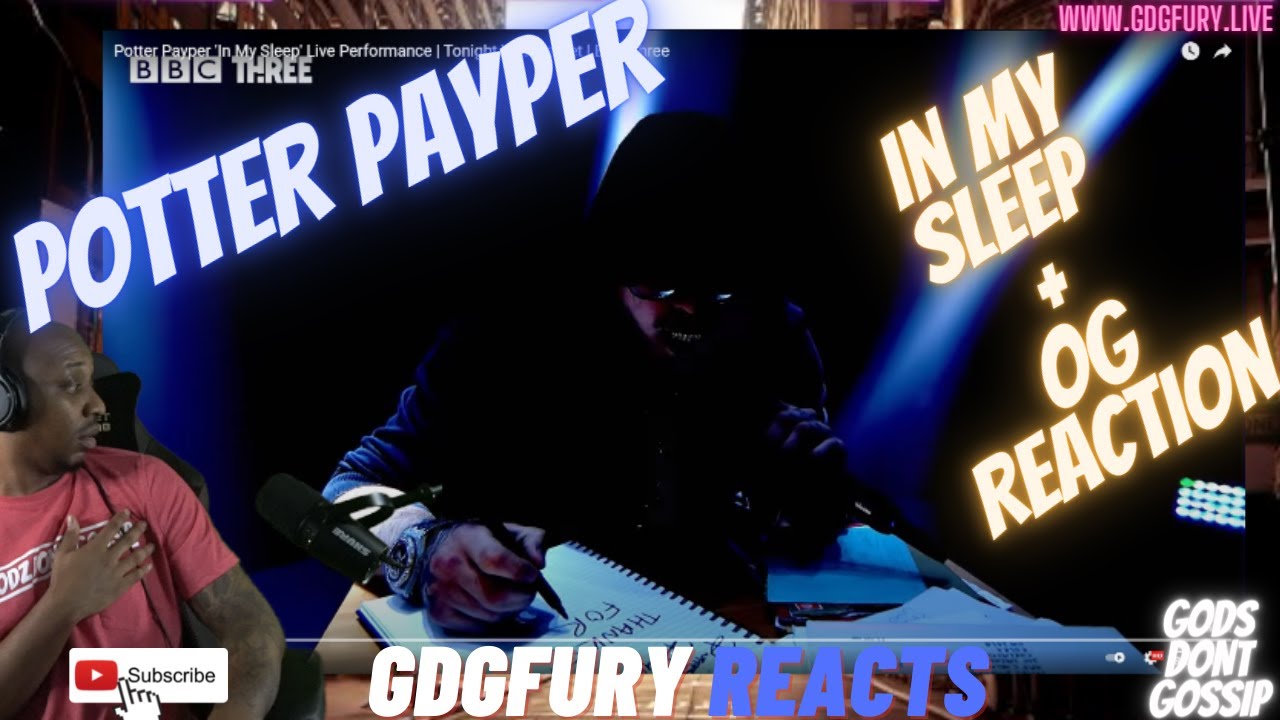 AMERICAN Reacts to Potter Payper 'In My Sleep' Live Performance + OG LIVESTREAM REACTION