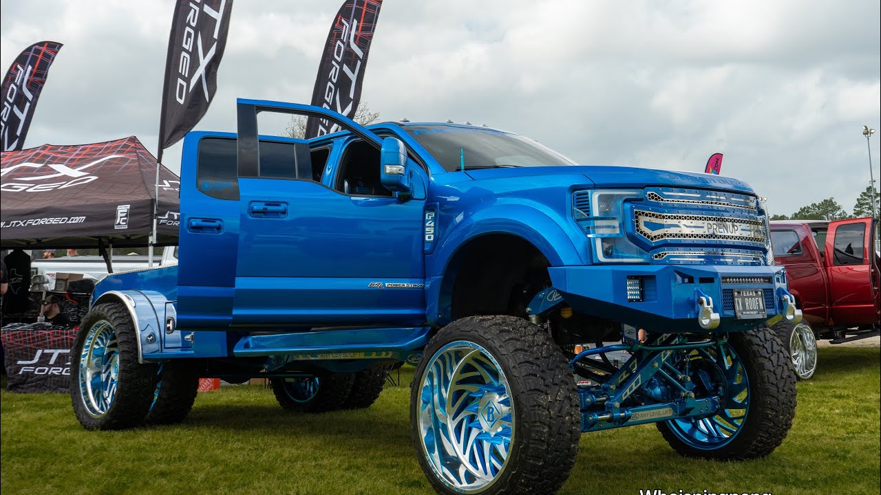Lone Star ThrowDown 2023. The BIGGEST Truck Show in Texas! PT1 Lifted, Lowered, Custom Trucks