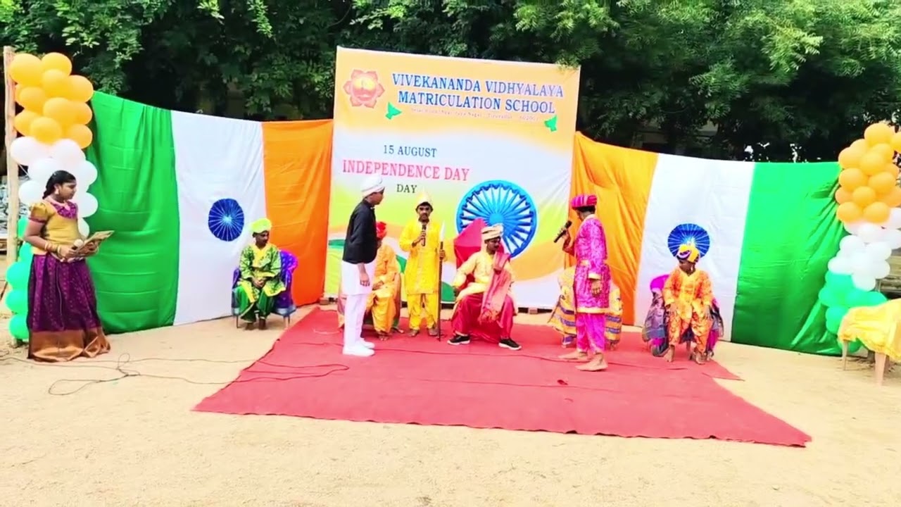 Veera Pandiya Kattabomman drama #independencedaycelebration 