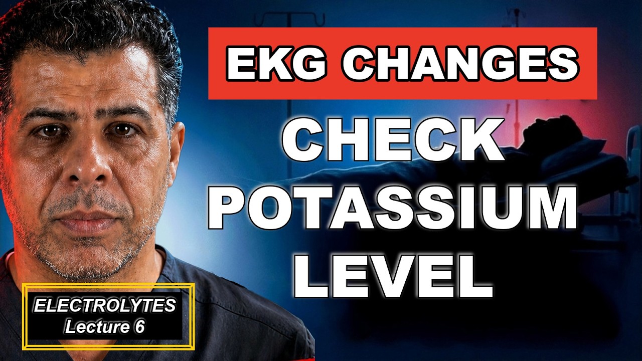 The EKG changes that make you suspect Hyperkalemia!