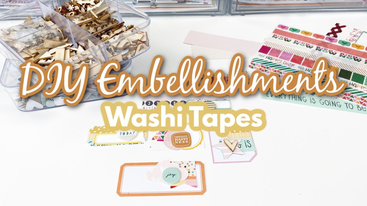 DIY Embellishments | Washi Strips