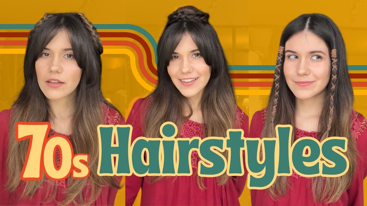 3 Easy '70s Hairstyles for Straight Hair | Vintage Hair Tutorial