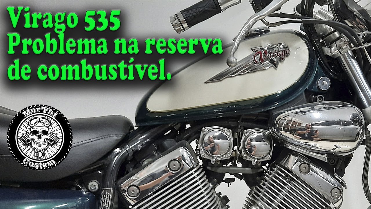 Virago 535: Problema na reserva de combustível.
