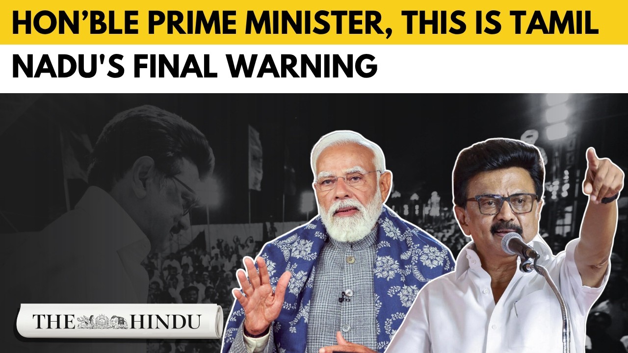 CM Stalin issues 'final warning' to PM Modi; vows massive agitation over delimitation