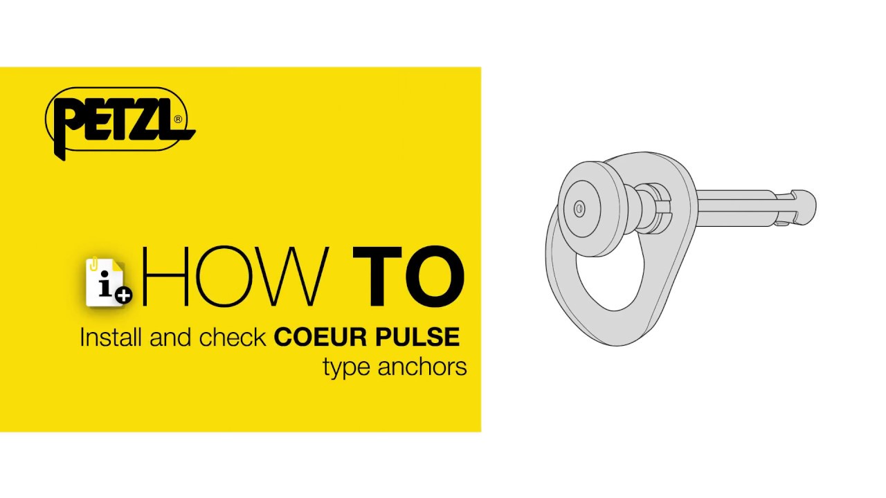 HOW TO install and check COEUR PULSE type anchor