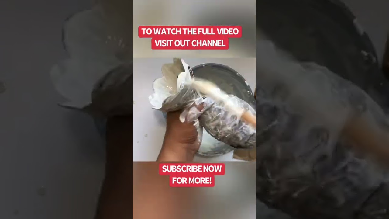 Plastic bottle flower vase making - Look like ceramic vase | Cement pottery making#short #shorts