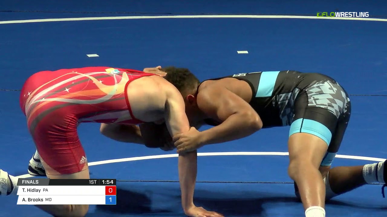 Junior FS 170 Finals - Trent Hidlay (PA) vs. Aaron Brooks (MD)