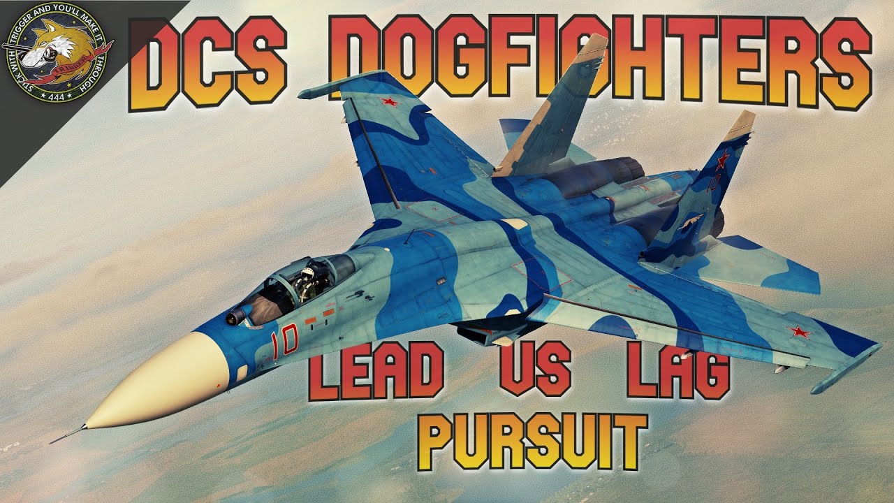 A radius fighter jet faces a Rate fighter - Flanker vs Hornet - The great Lead x Lag Pursuit fight