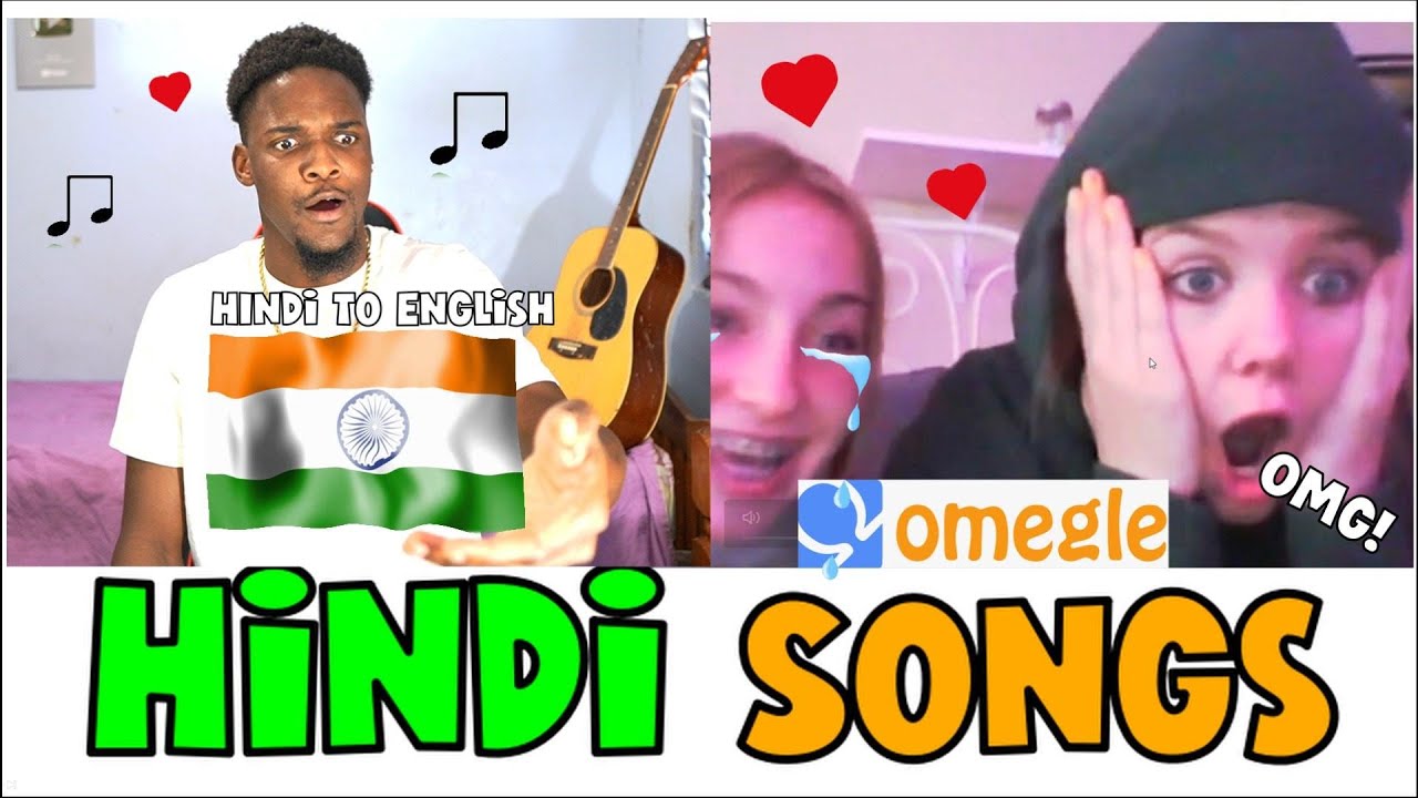 Singing Indian Boy Hindi Songs In English On Omegle ( Singing Reactions)