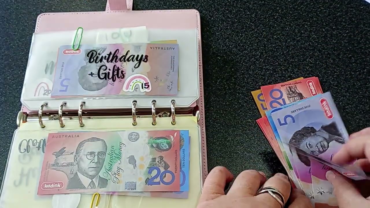 February 2026 Week 4 ~ Oakkey's Kitchen Table ~ Aussie Cash Stuffing ~ Planning the Week on Pay Day
