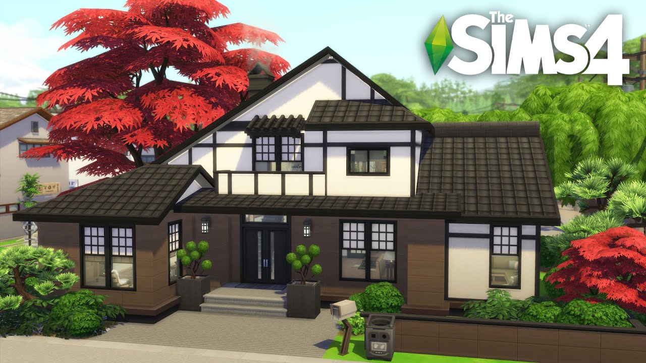 🏔🥀 Japanese House in Mt. Komorebi | 1 Pack | No CC | The Sims 4 Speed Build