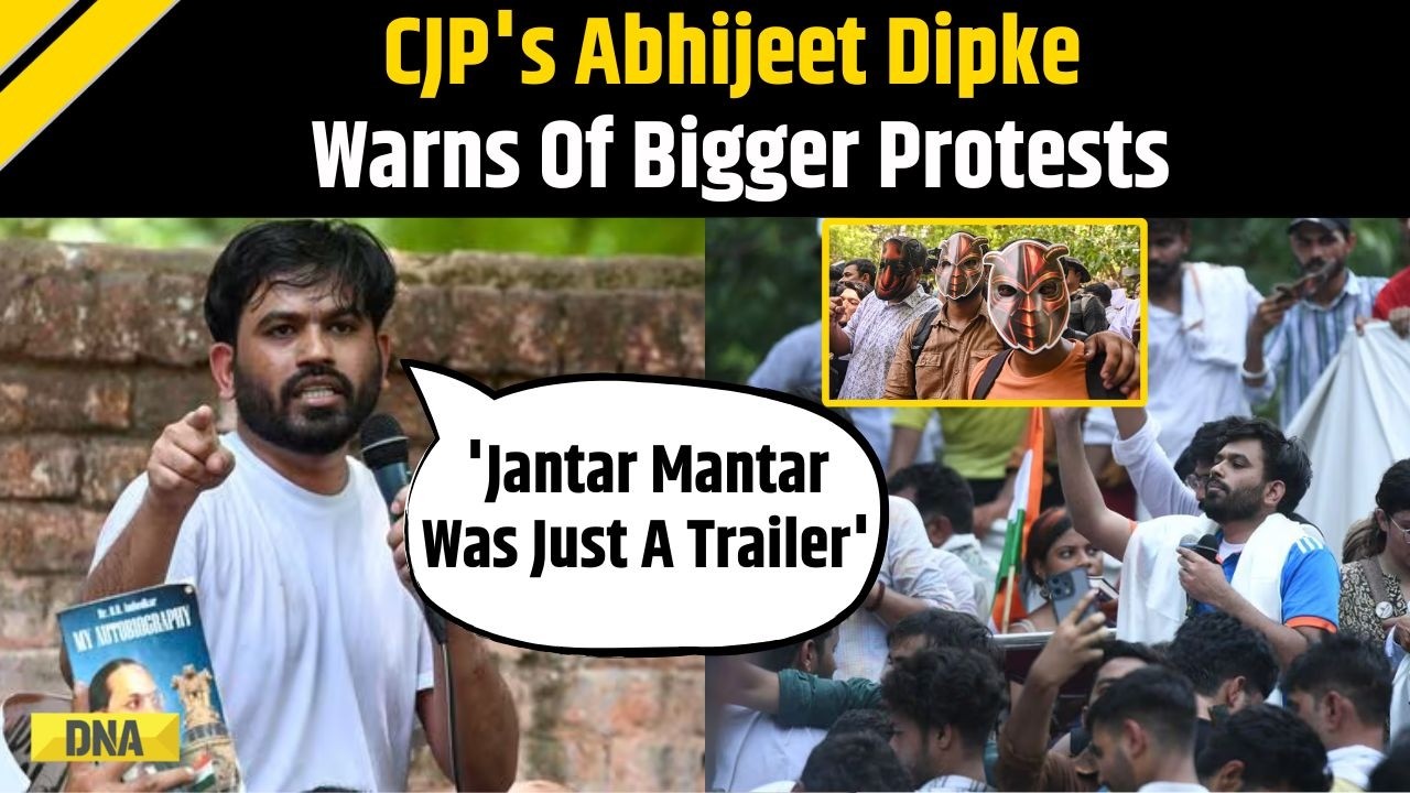 CJP Protest: Abhijeet Dipke Warns Of Bigger Nationwide Cockroach Protests After Jantar Mantar