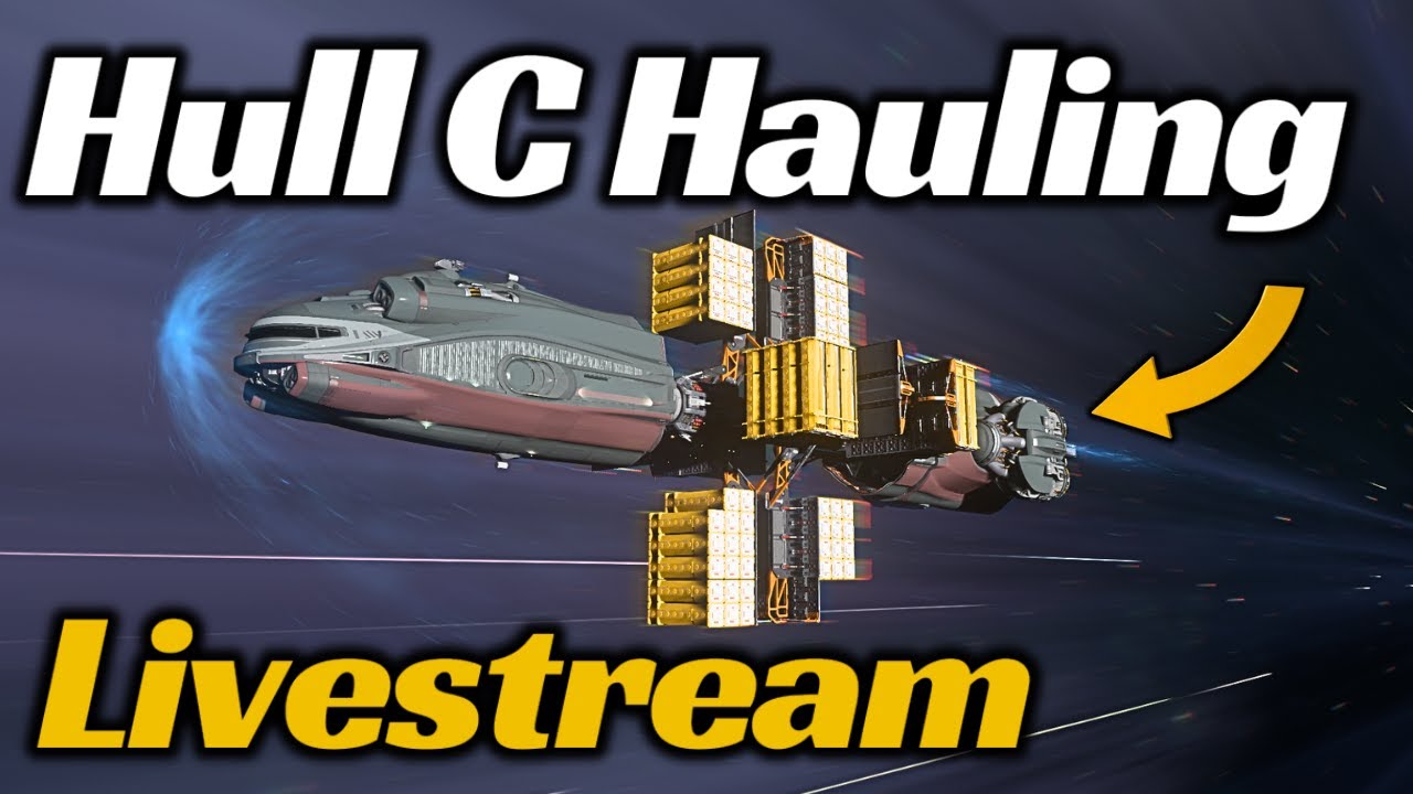 MISC HULL C LIVESTREAM: Cargo Hauling in Star Citizen 4.6 - Autoloading & Big Money