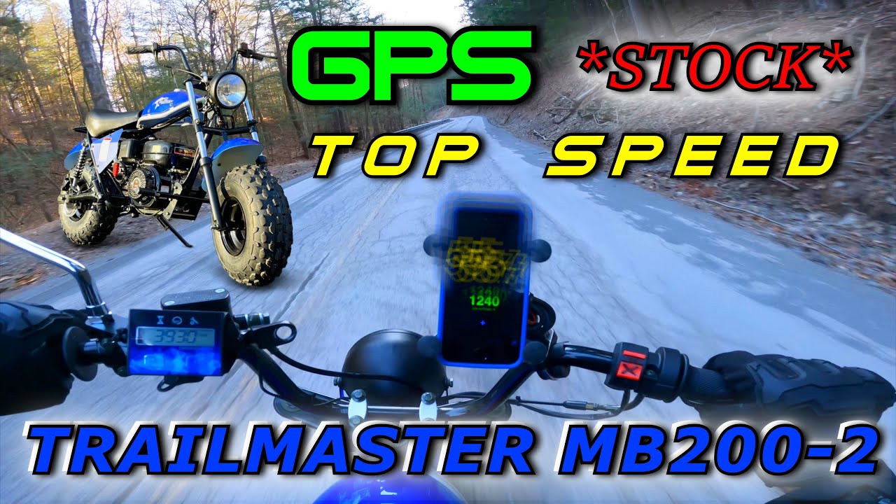 GPS TOP SPEED | Trailmaster MB200-2 | STOCK! (Baseline) [4K]