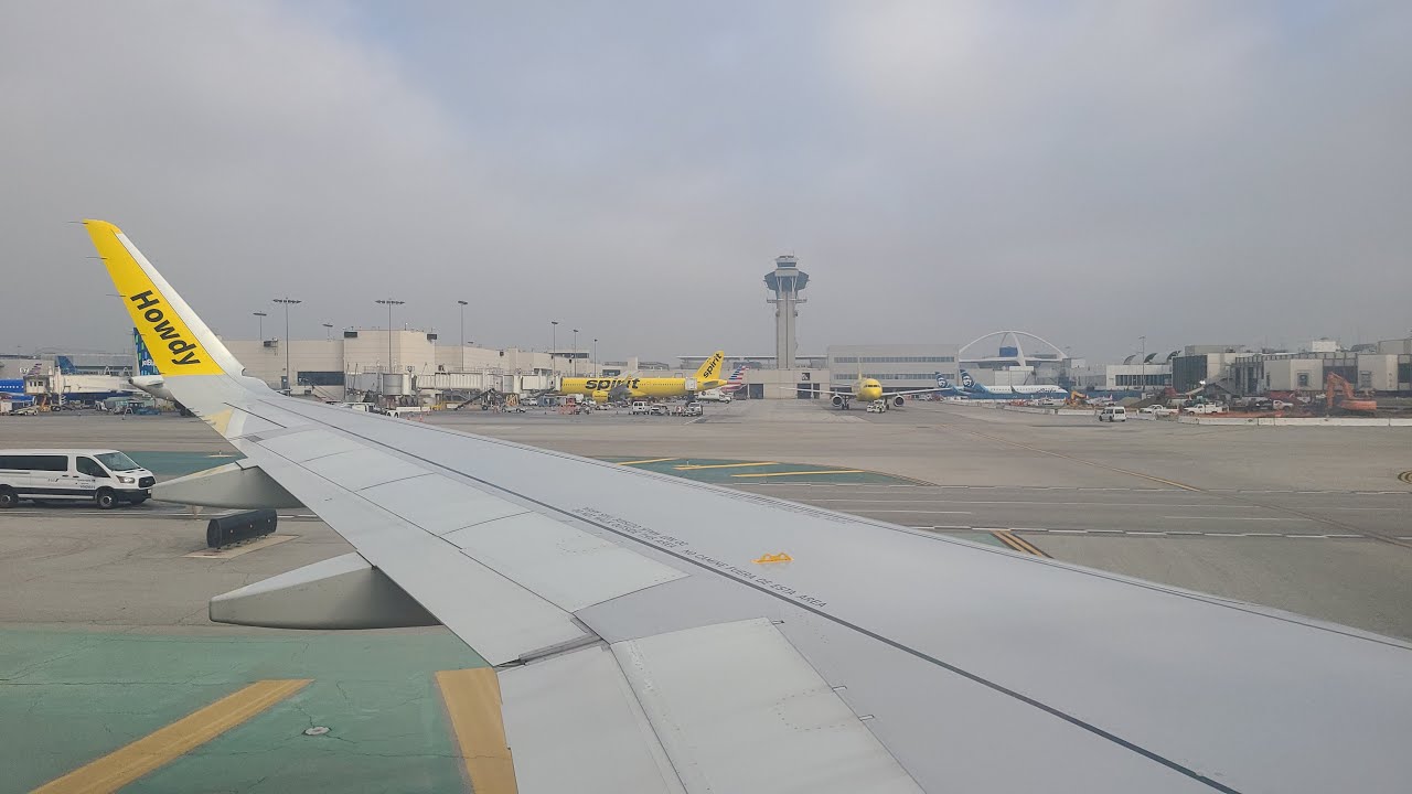 SPIRIT AIRLINES: Atlanta to Los Angeles (ATL - LAX) | Airbus A320 | 10.9.2023