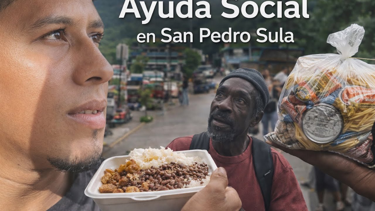 Las CALLES DE SPS 🇭🇳 REGALANDO comida 
