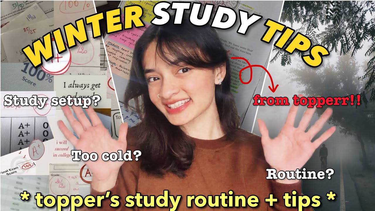 🔥The Best Winter Study Routine ❄️ | Topper&rsquo;s Winter Strategy