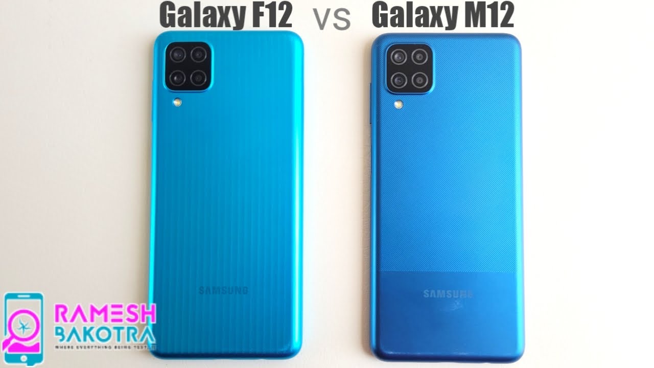 Samsung Galaxy F12 vs Galaxy M12 SpeedTest and Camera Comparison