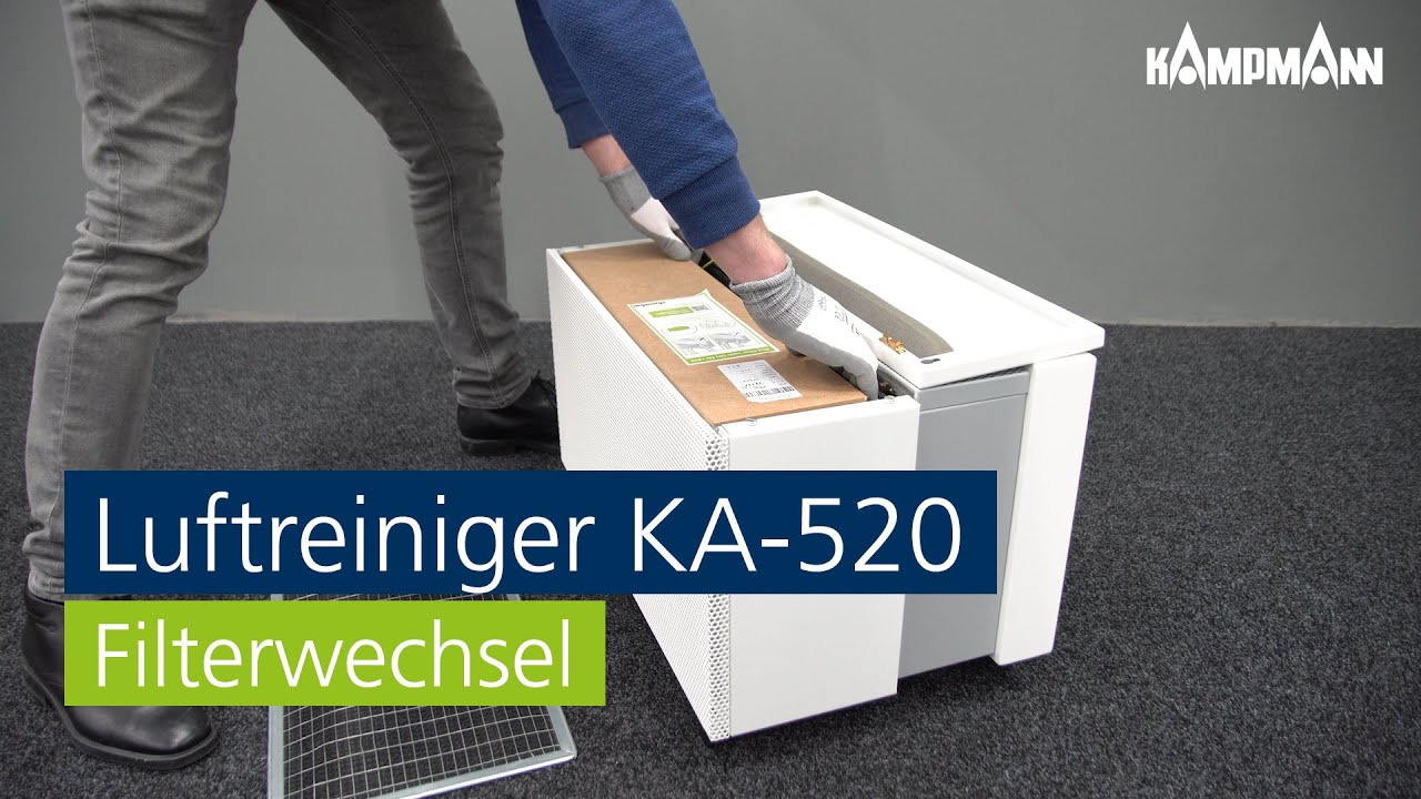 Kampmann Luftreiniger KA-520 | Filterwechsel