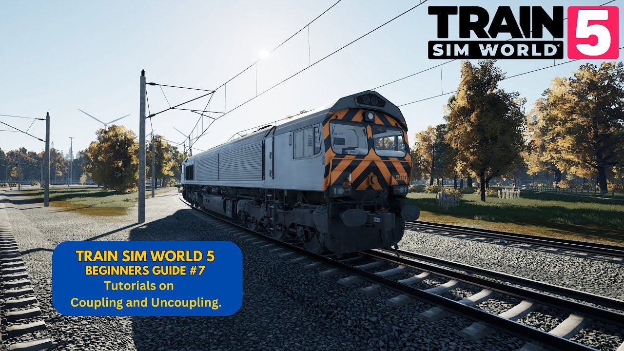 TSW5 | Начинающие #7, Сцепка и расцепка дизельных локомотивов | Train Sim World 5