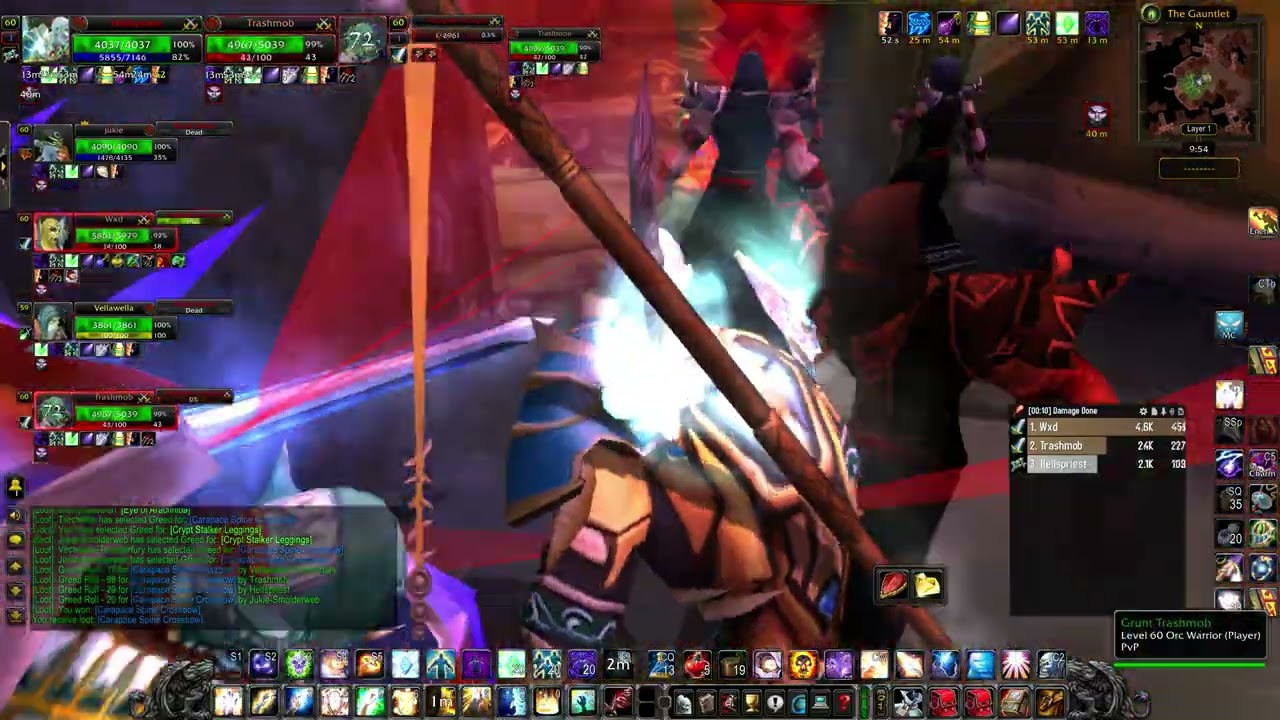 Stratholme Undead, Priest POV, 31 January 2026 - (Whitemane WoW Classic Era)