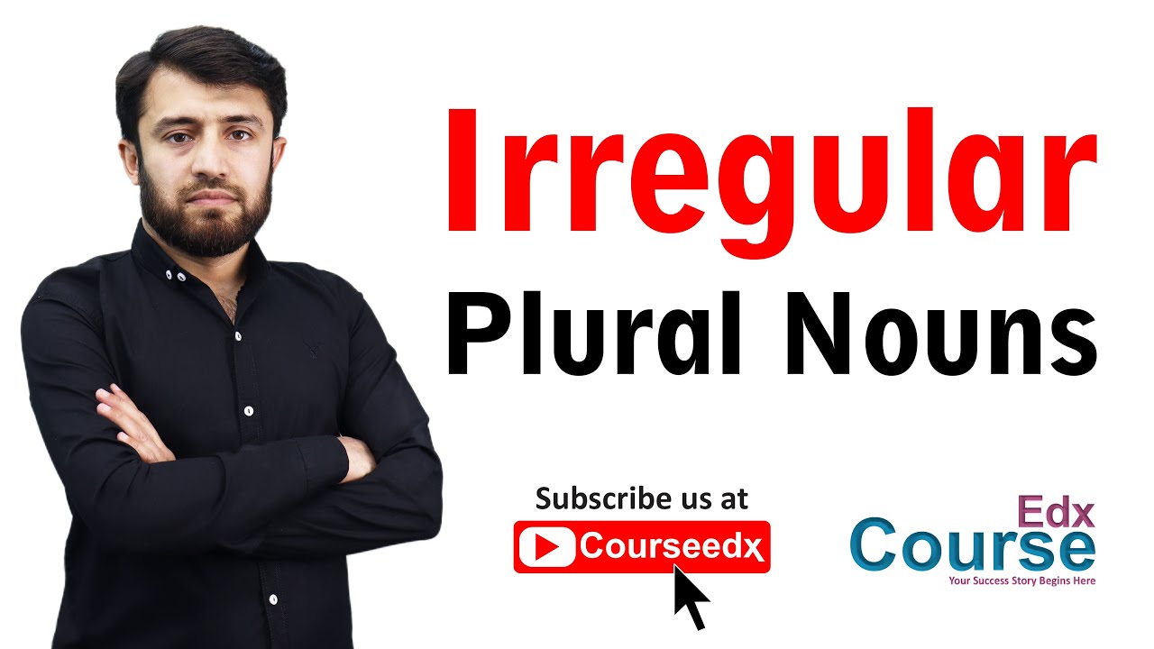Irregular Plural Nouns | learning english from pashto With Abid Akhtar | CourseEdx | Pashto