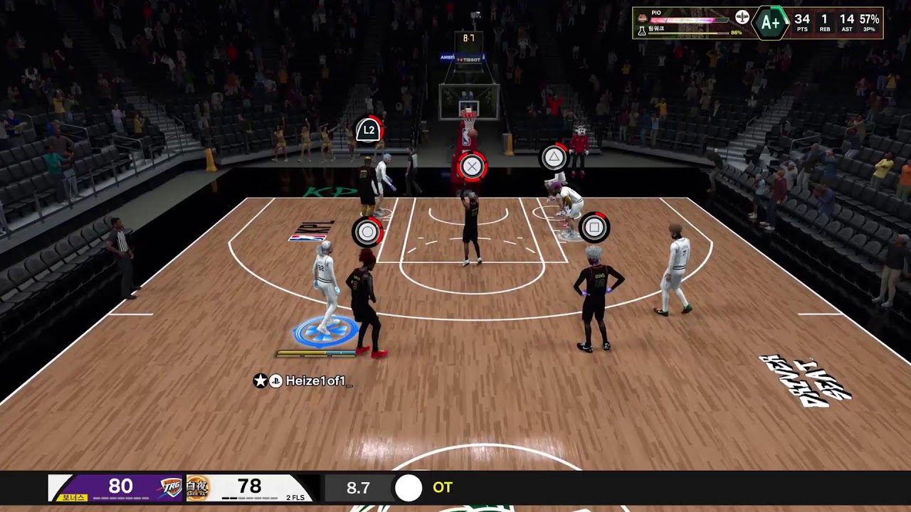 Nba2k26KPL 2nd team league BaekYa vs trg