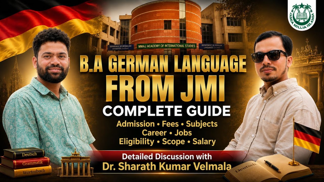 JMI German Language Course Explained | B.A. German at Jamia Millia Islamia