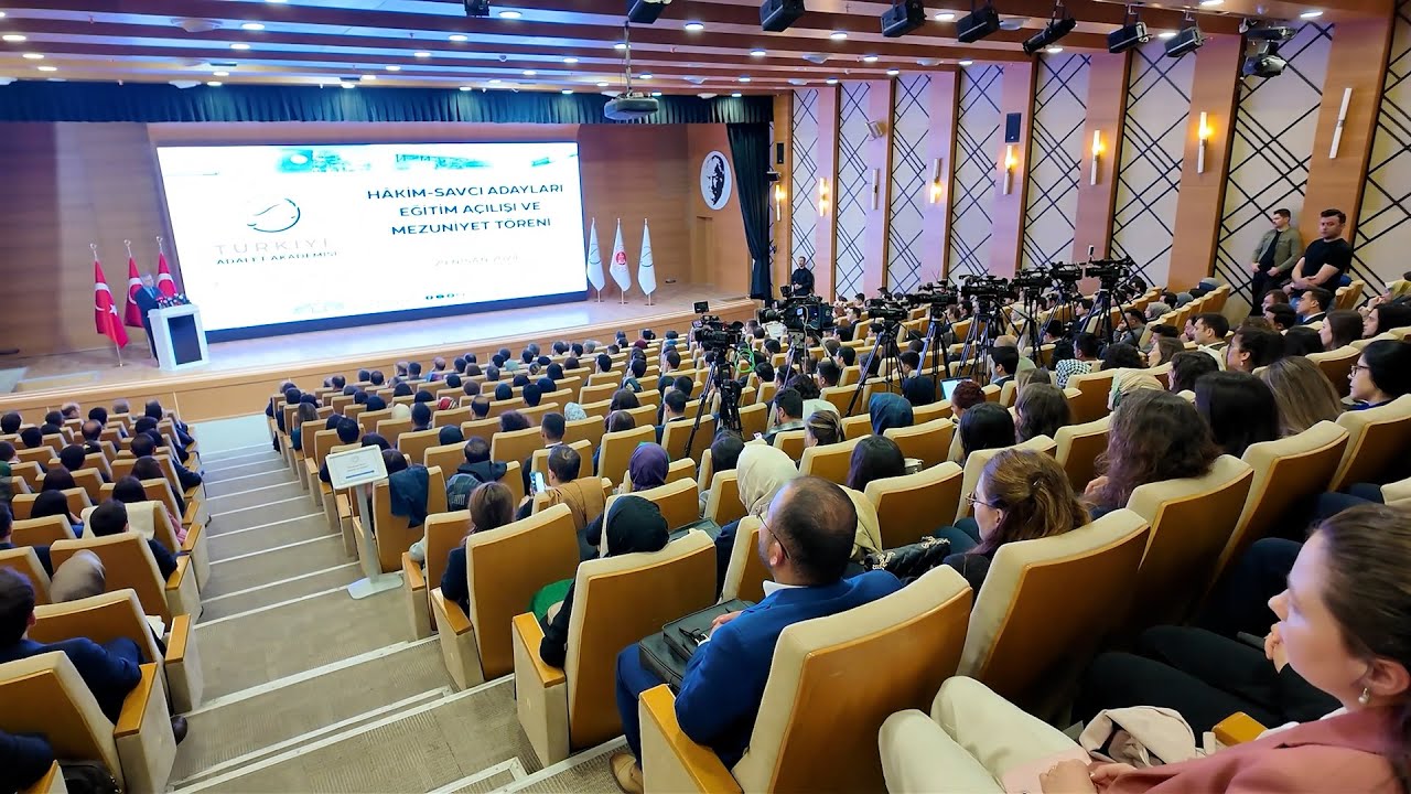 Türkiye Adalet Akademisi Hâkim-Savcı Adayları Eğitim Açılışı ve Mezuniyet Töreni