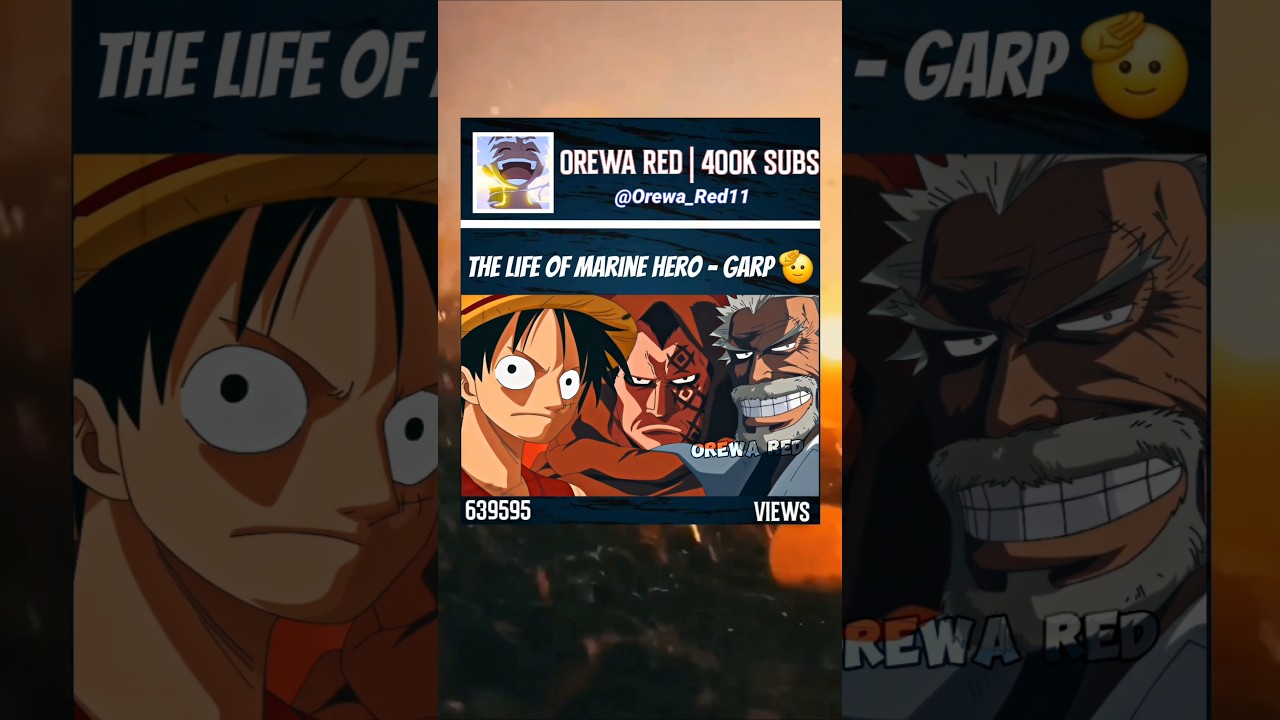 Marine Hero Garp 😌 #onepiece #garp