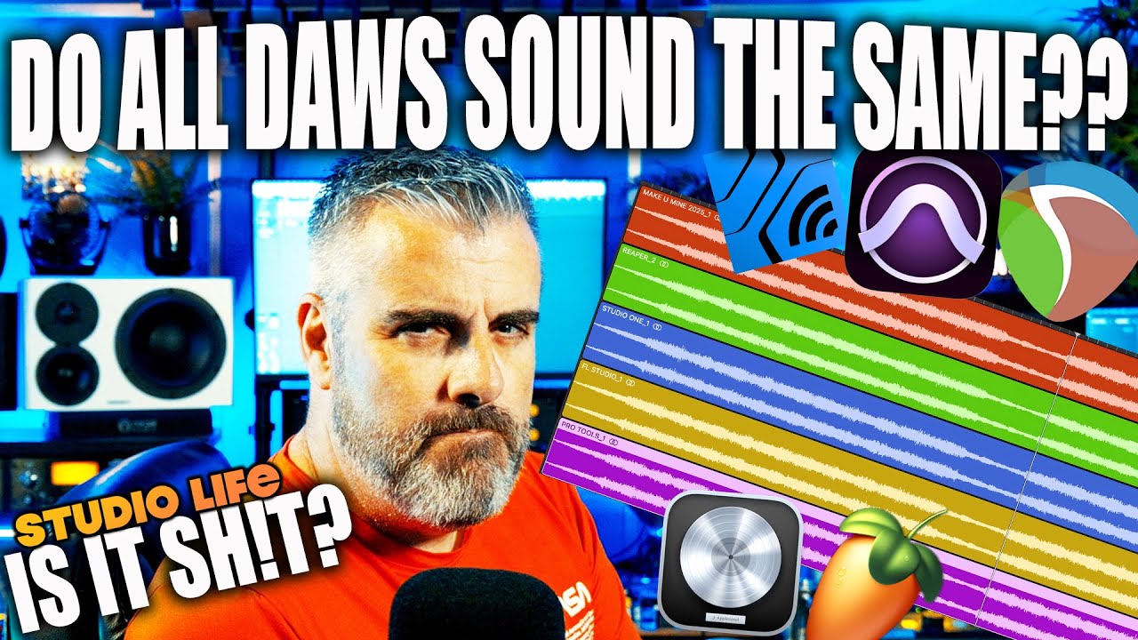 DO ALL DAWS SOUND THE SAME? LOGIC, PRO TOOLS, FL STUDIO, STUDIO ONE & REAPER SHOOTOUT!!