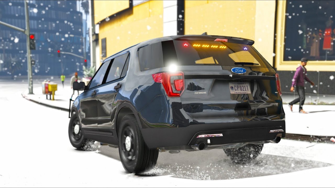 Don't drive on ICY Roads!! (GTA 5 Mods - LSPDFR Gameplay)
