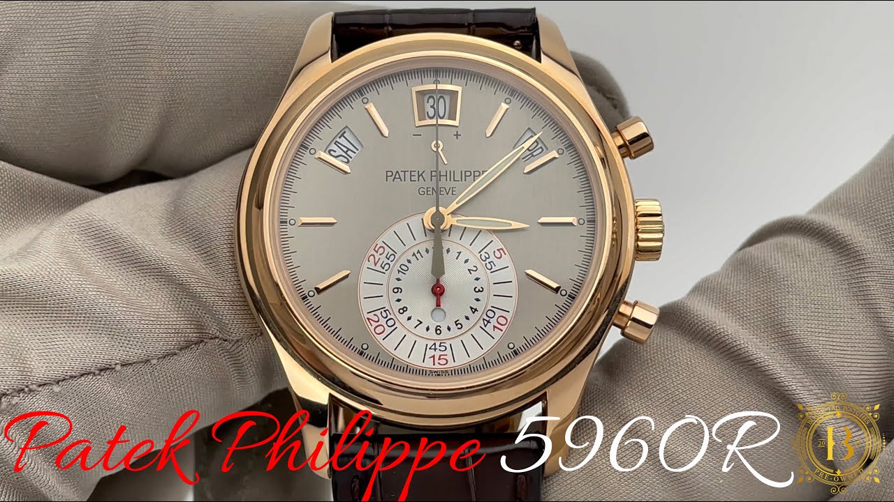 Patek Philippe Complications Annual Calendar Chronograph Rose Gold 5960R-001