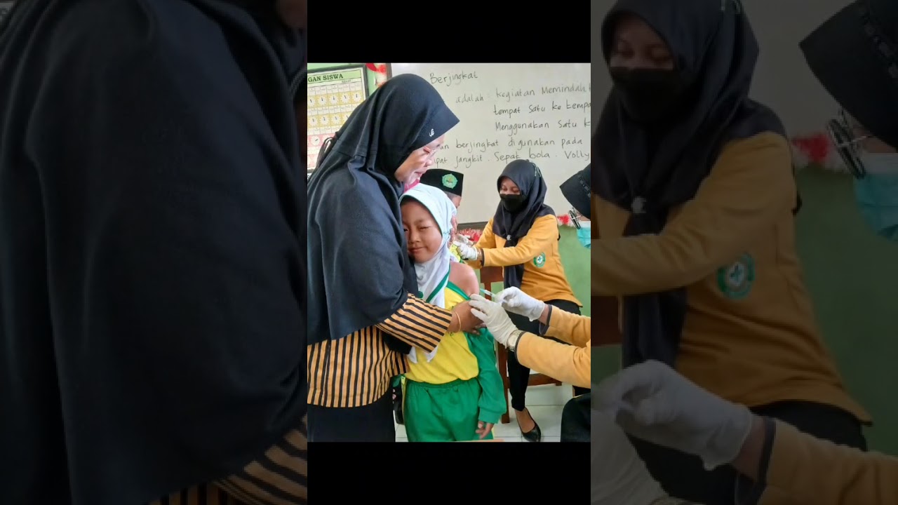 Imunisasi Campak Rubella untuk kelas 1 dan HPV untuk siswi Kls 5