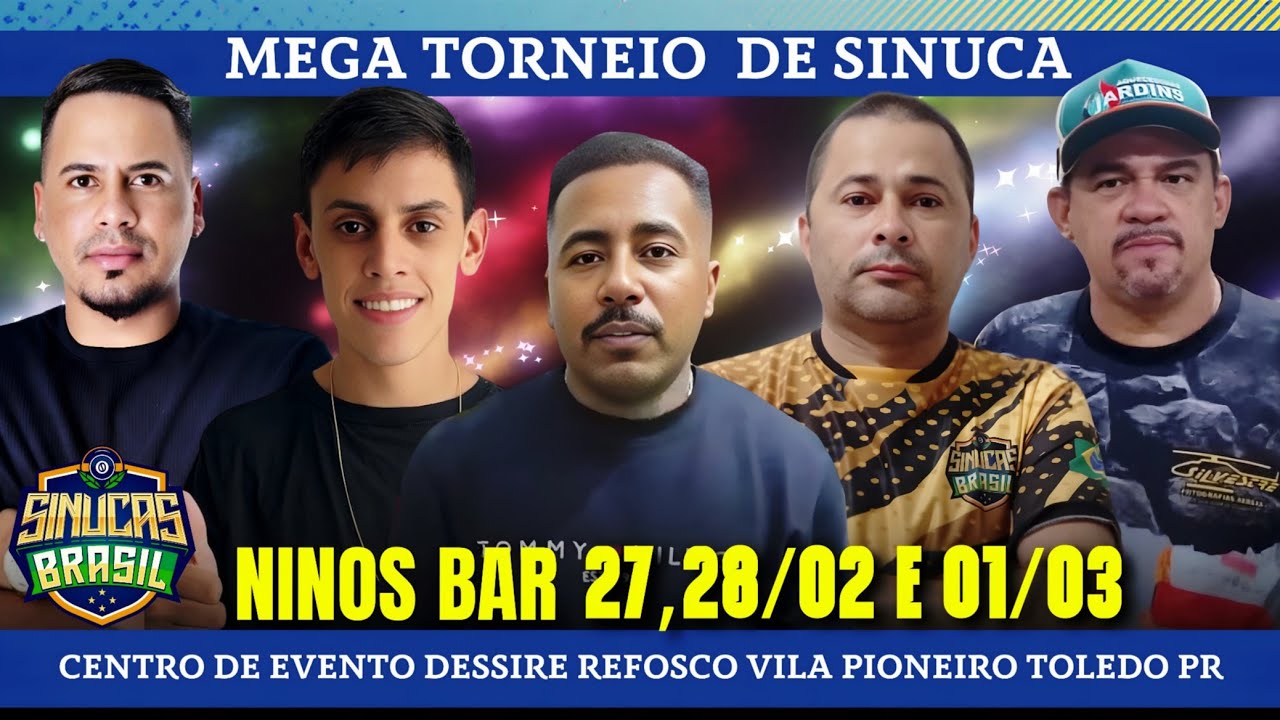 AO VIVO 01/03 , LAMBE LAMBE, FALAR UM POUCO DA SUA TRAJETORIA DE SUCESSO NA SINUCA TOLEDO PR#LIVE