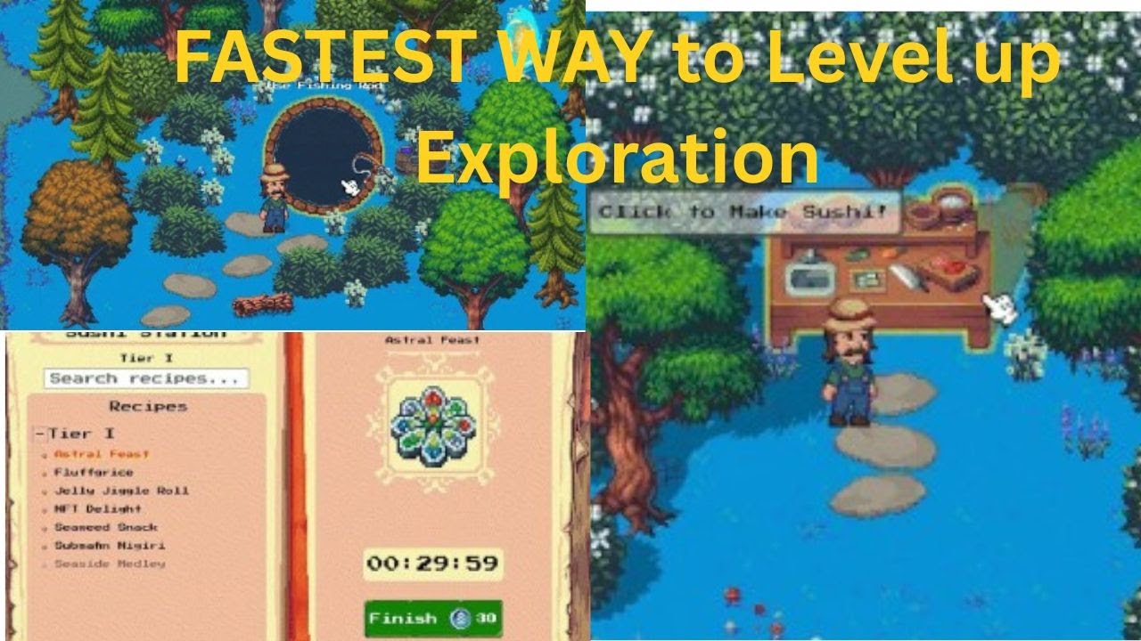 PIXELS︱MASTER EXPLORATION FAST! 🎣 Fishing & Sushi Crafting Guide in Pixels | Level Up Like a Pro!
