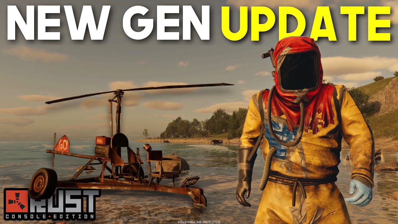 Всё НОВОЕ добавлено в ОБНОВЛЕНИЕ Rust Console Edition New Gen...