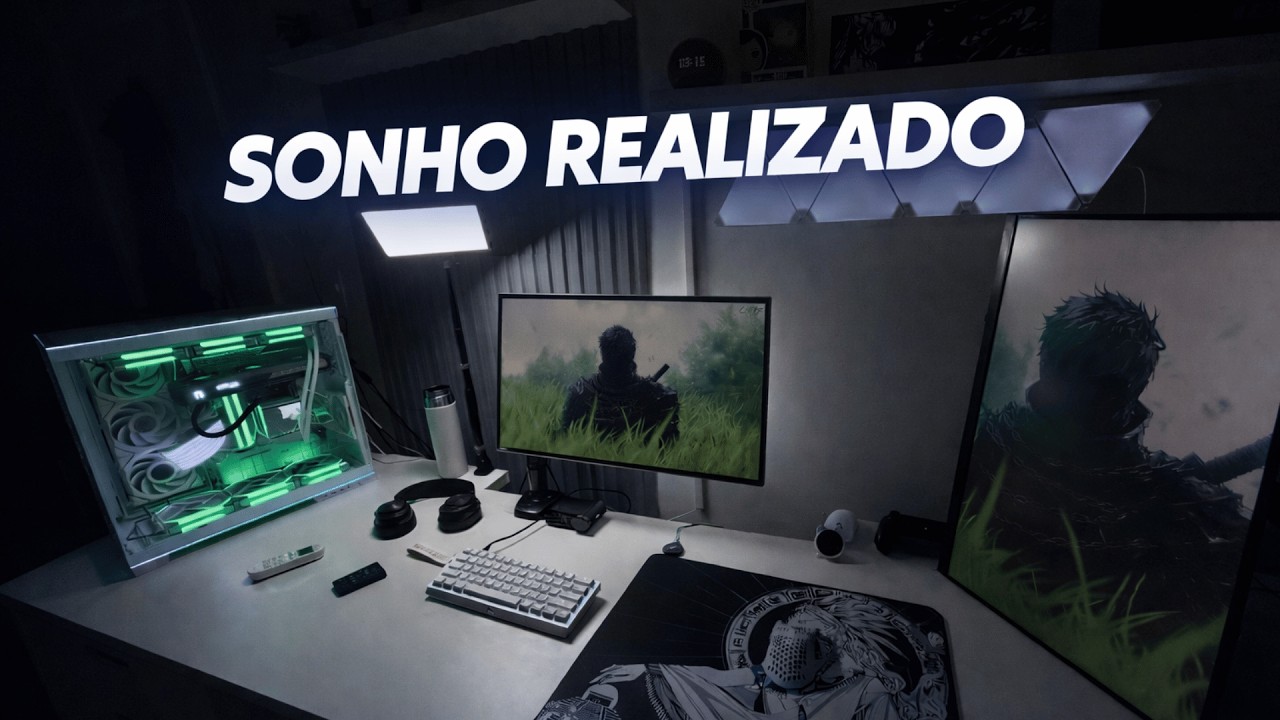 TOUR PELO MEU SETUP HIGH END 2026! - SONHO REALIZADO