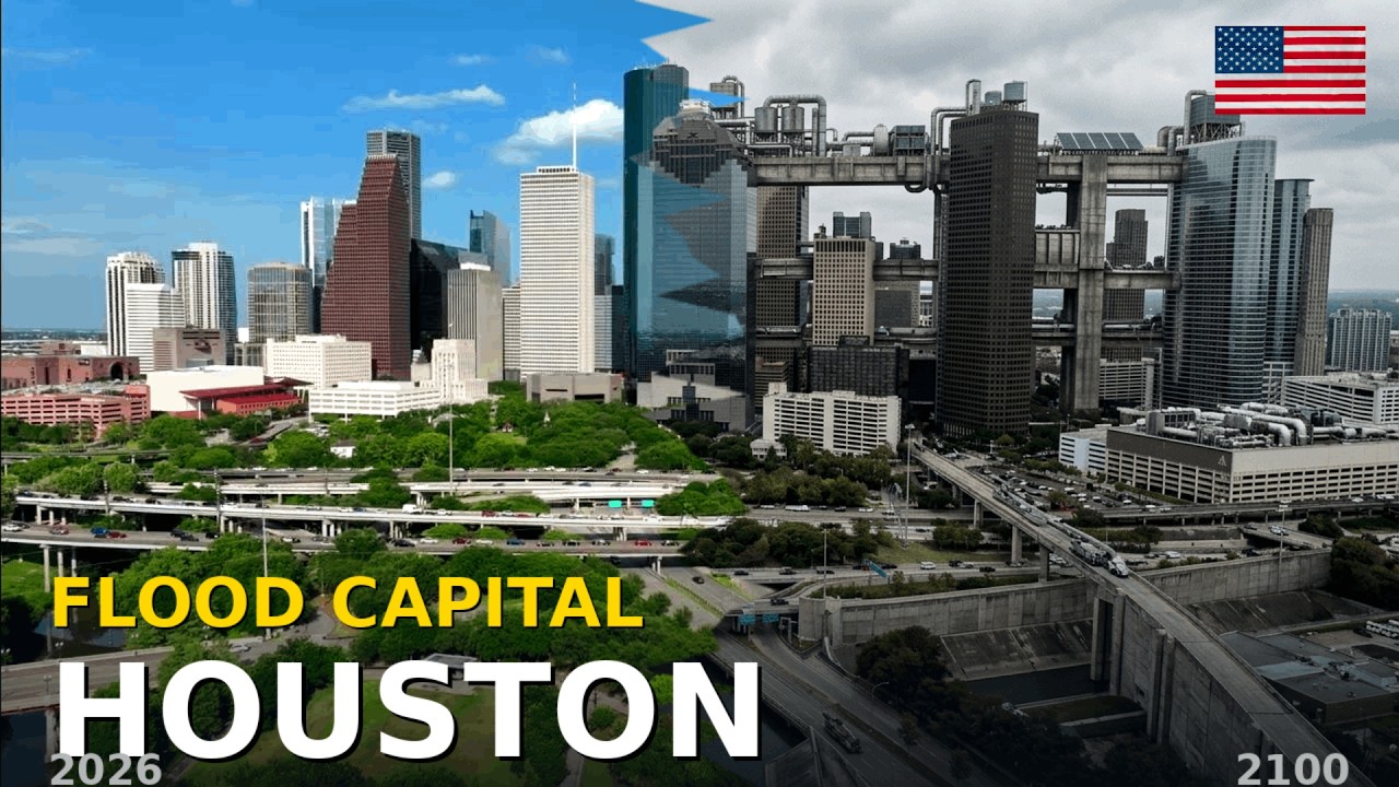 Houston 2100: The City That Never Stops Flooding (AI Projection)