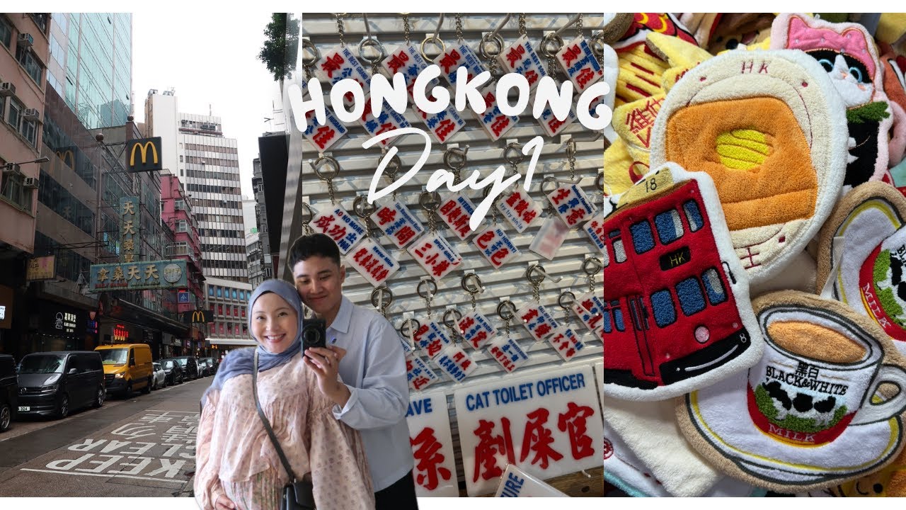 Hong Kong Day 1 🇭🇰 | Cathay Pacific, Airport Express, Halal Food, Mongkok Shopping, Sneakers Street