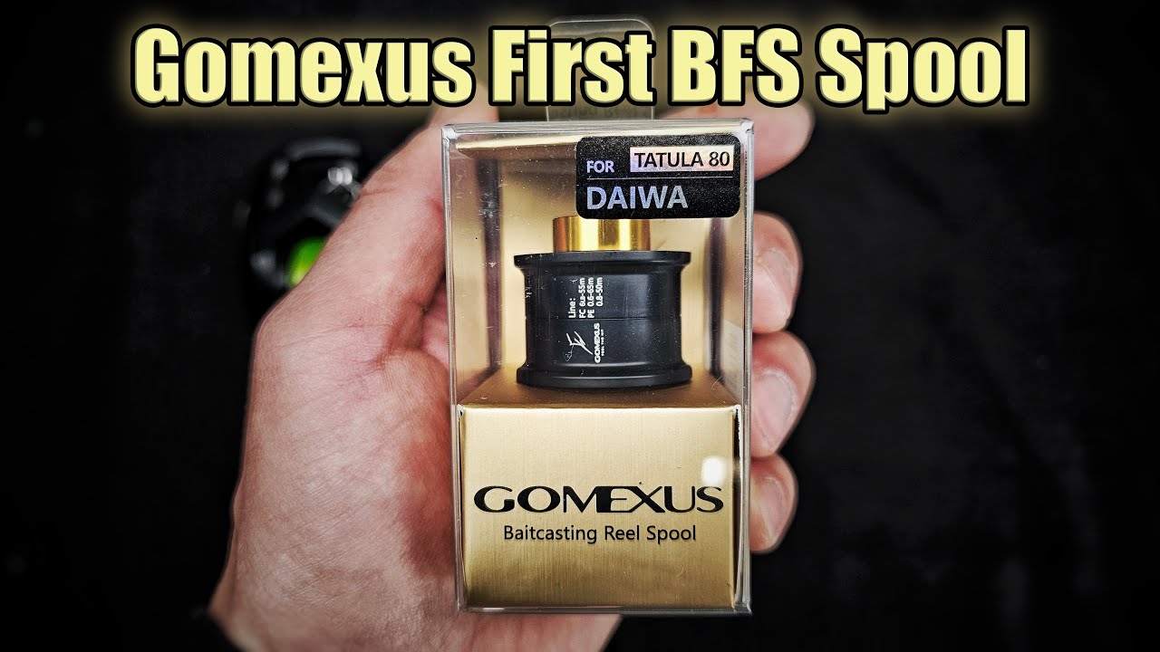 Unboxing and Cast Testing Gomexus First BFS Spool Daiwa Tatula TW 80