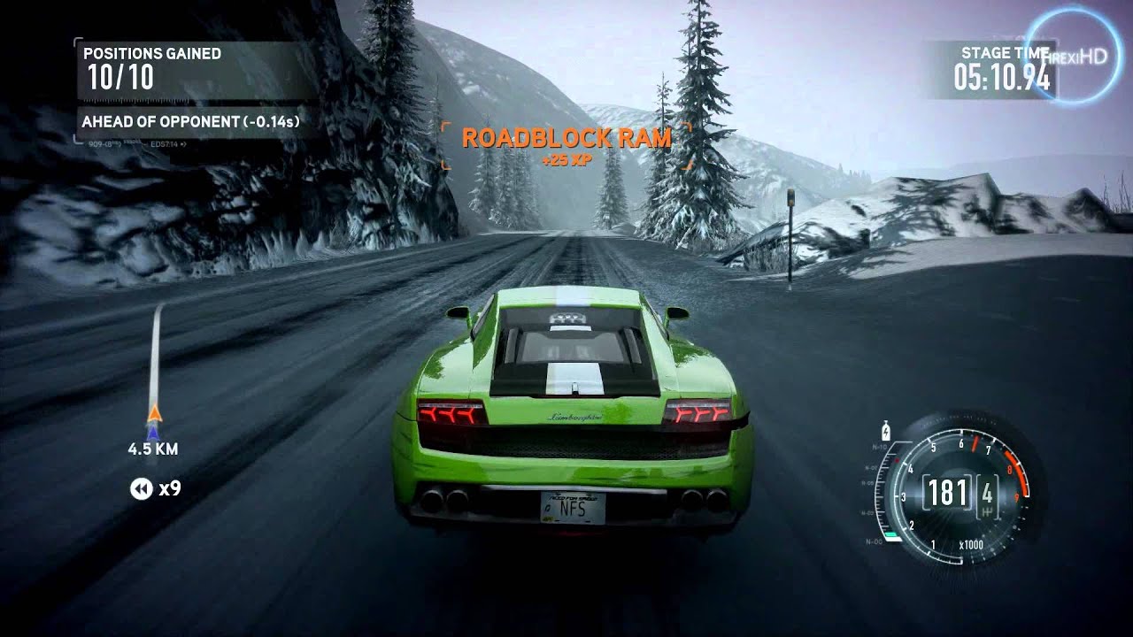 Need for Speed The Run HD gameplay RELOADED