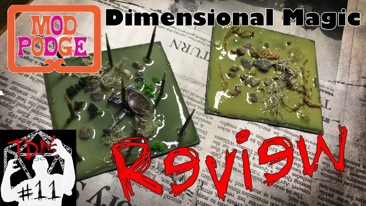 🧙‍♂️Mod Podge Dimensional Magic Review & Trap Tiles for D&D 🧙‍♂️ (TheDungeonMattster #11)