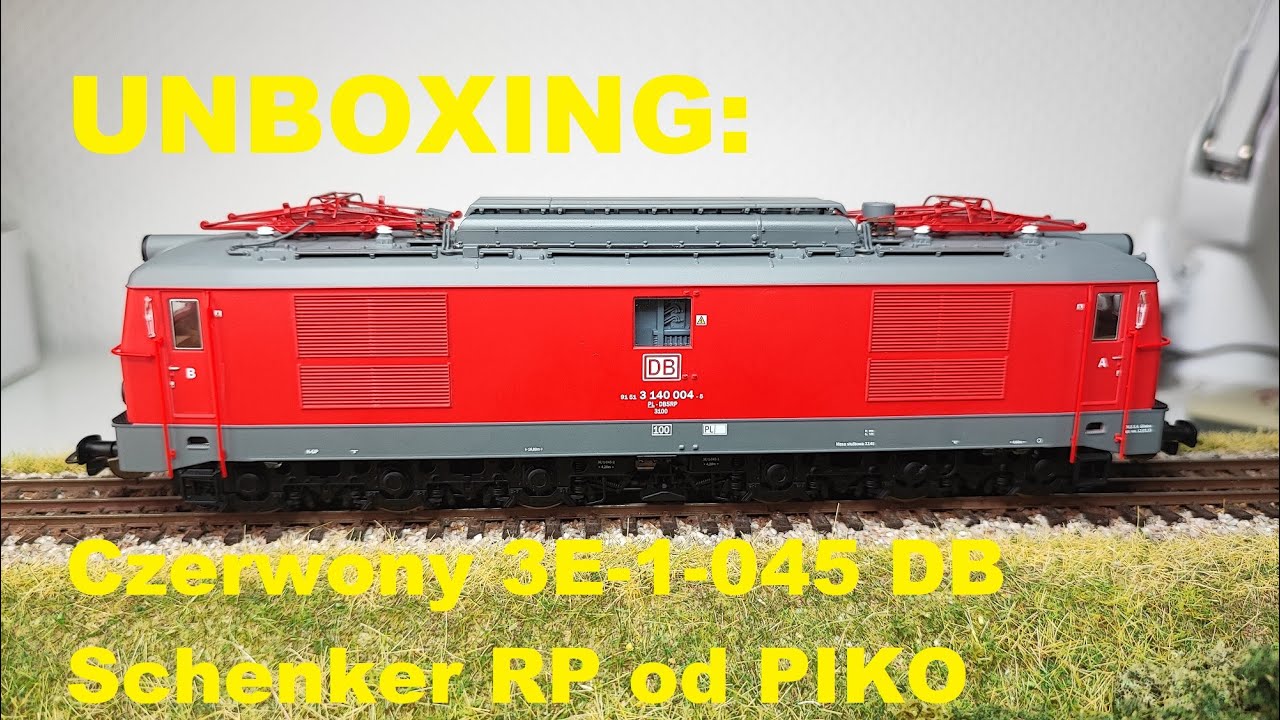 UNBOXING: Czerwony 3E/1-045 DB Schenker RP od PIKO