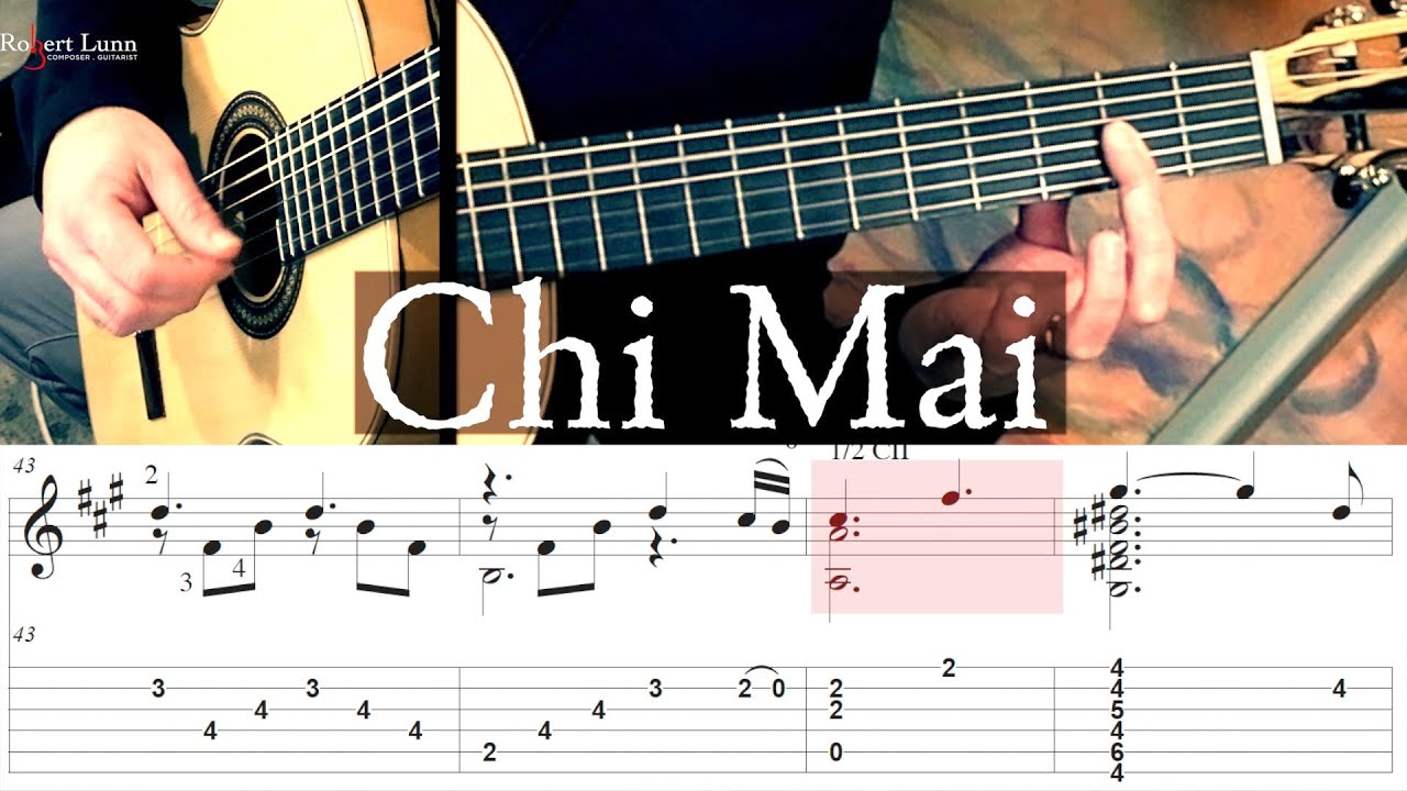 Chi Mai (Morricone) - Full Tutorial with TAB - Classical Guitar